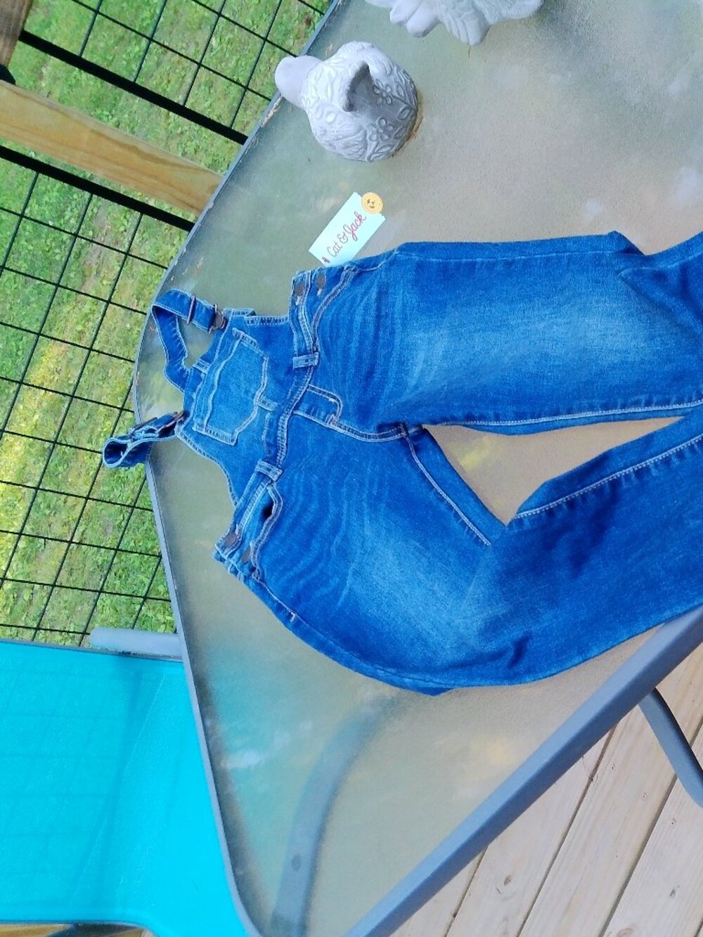 CAT AND JACK OVERALLS NEW WITH TAGS SIZE 10/12